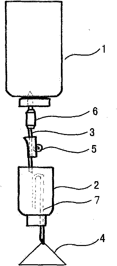 Automatic flower watering device