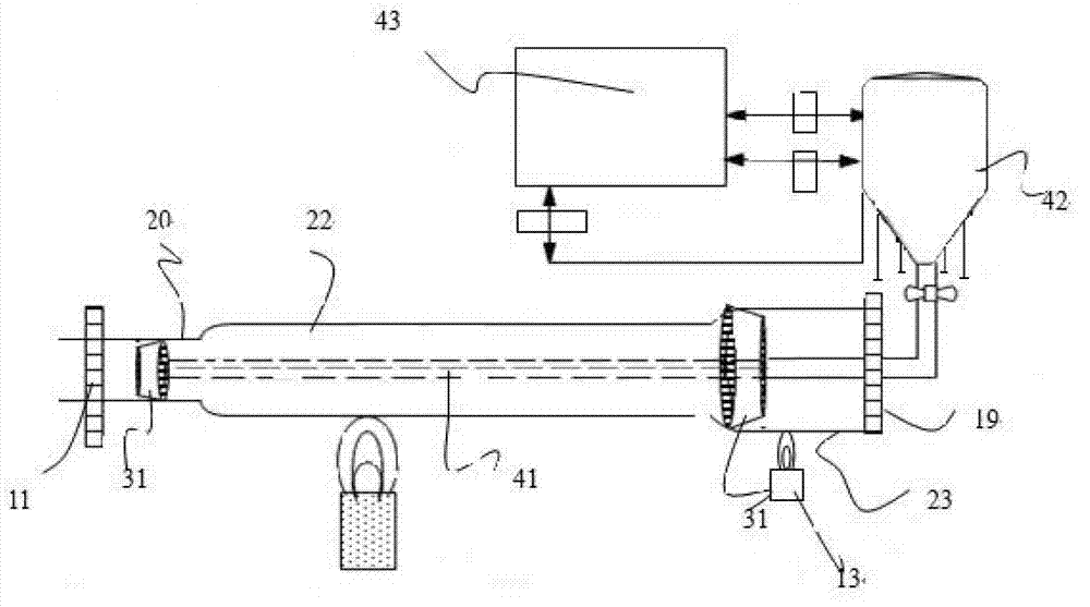 Doping device for optical fiber preform