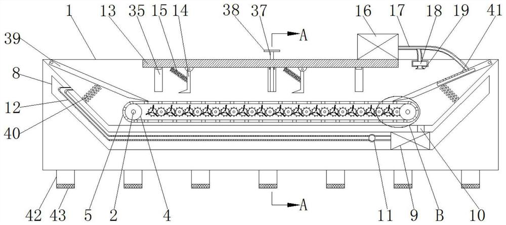 Novel food quick-freezing device