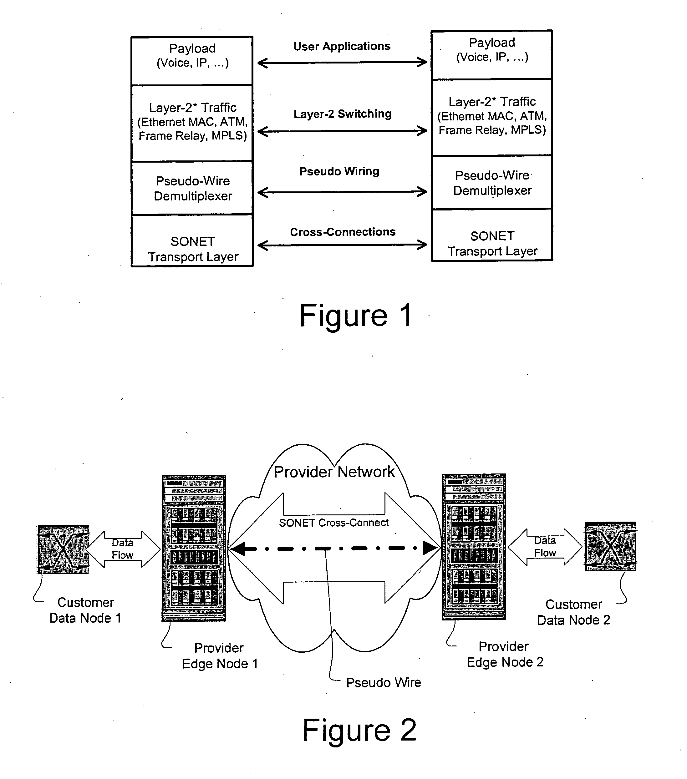 Method and apparatus for transporting packet data over an optical network