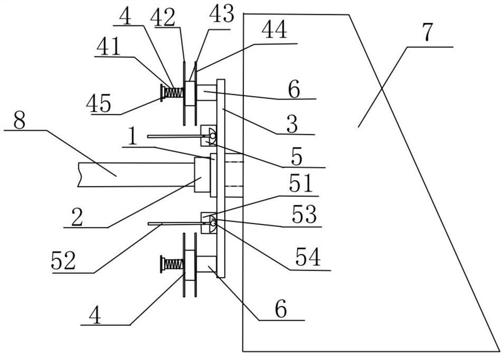 Horizontal wrapping device for cabling machine