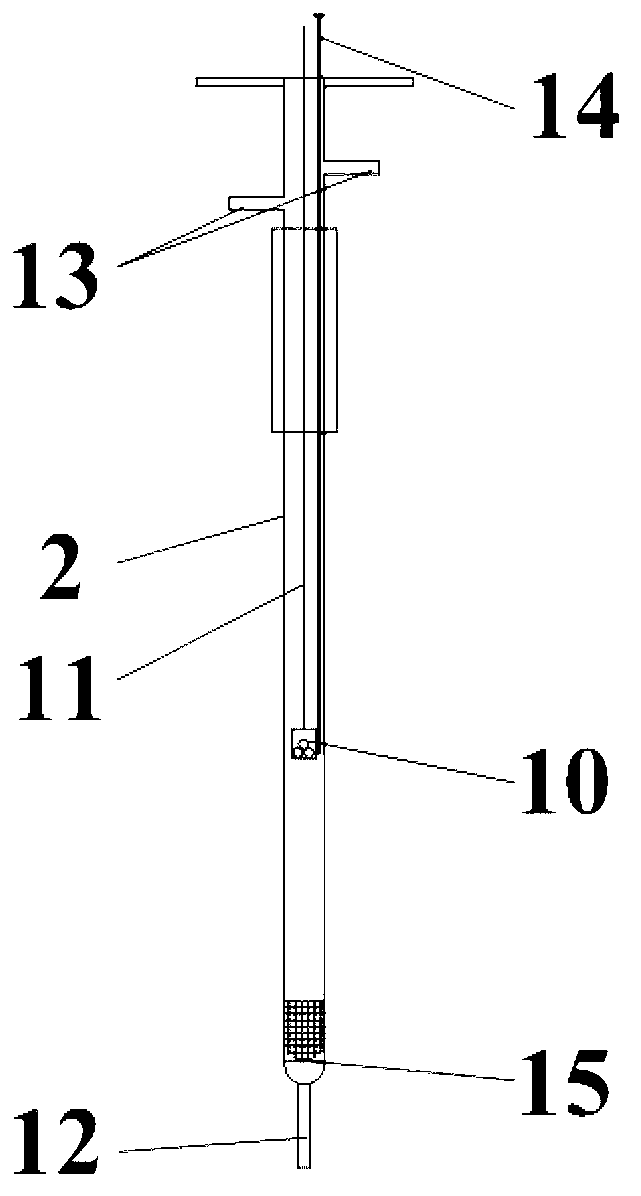 Testing apparatus for research on reducibility of single-particle iron ore