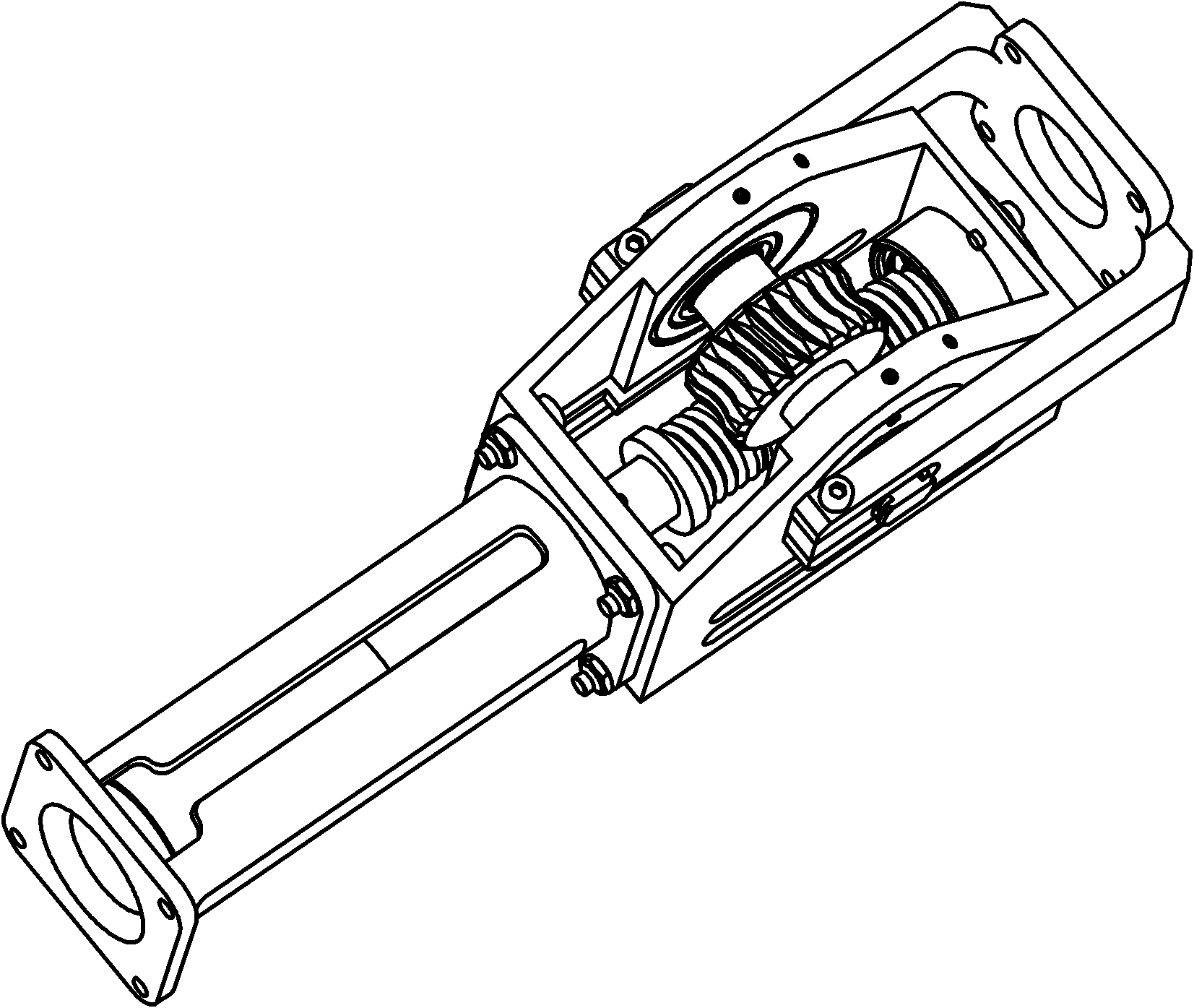 Elastically-driven rotational joint