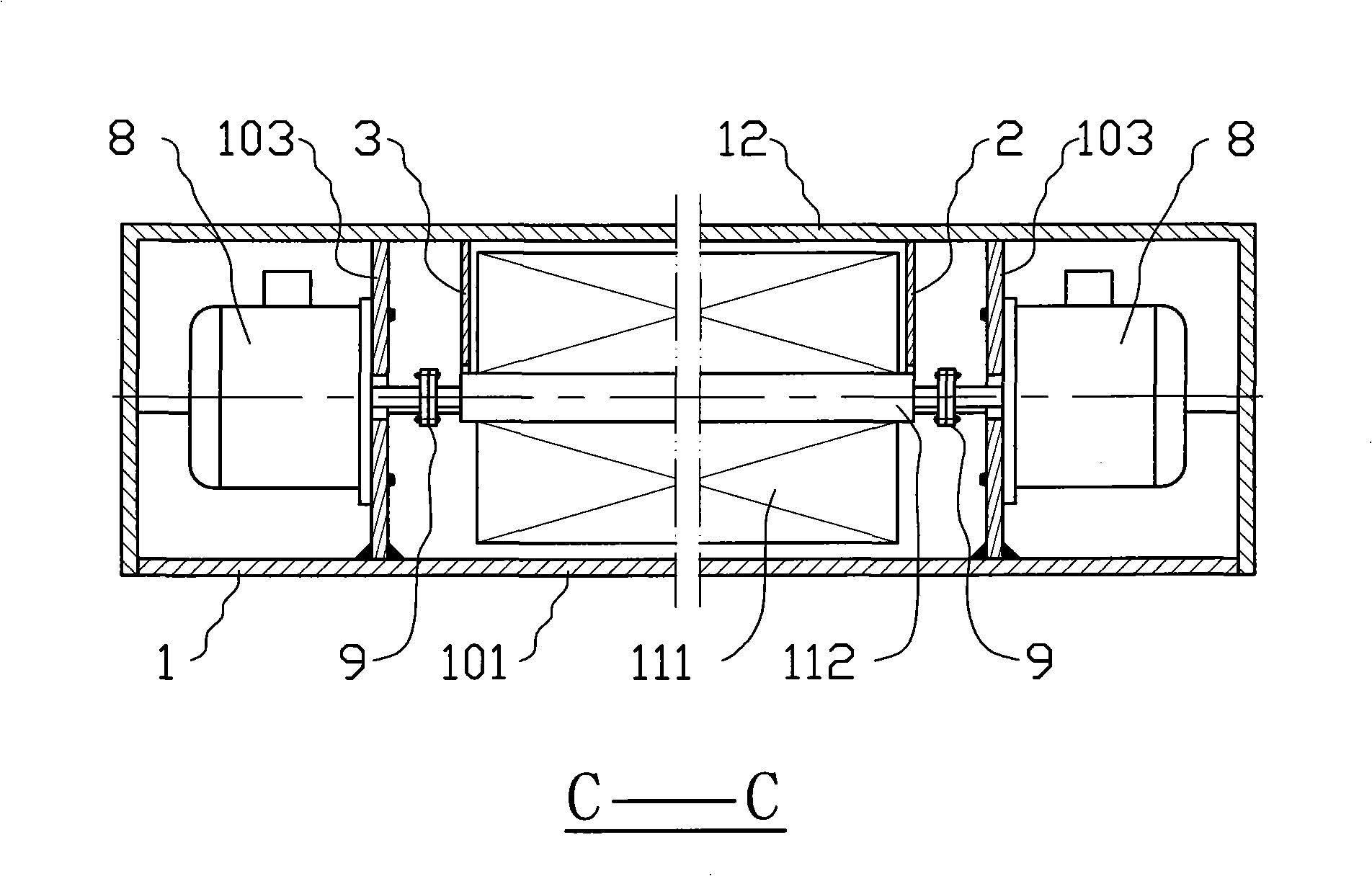 Automobile running wind electricity generating system