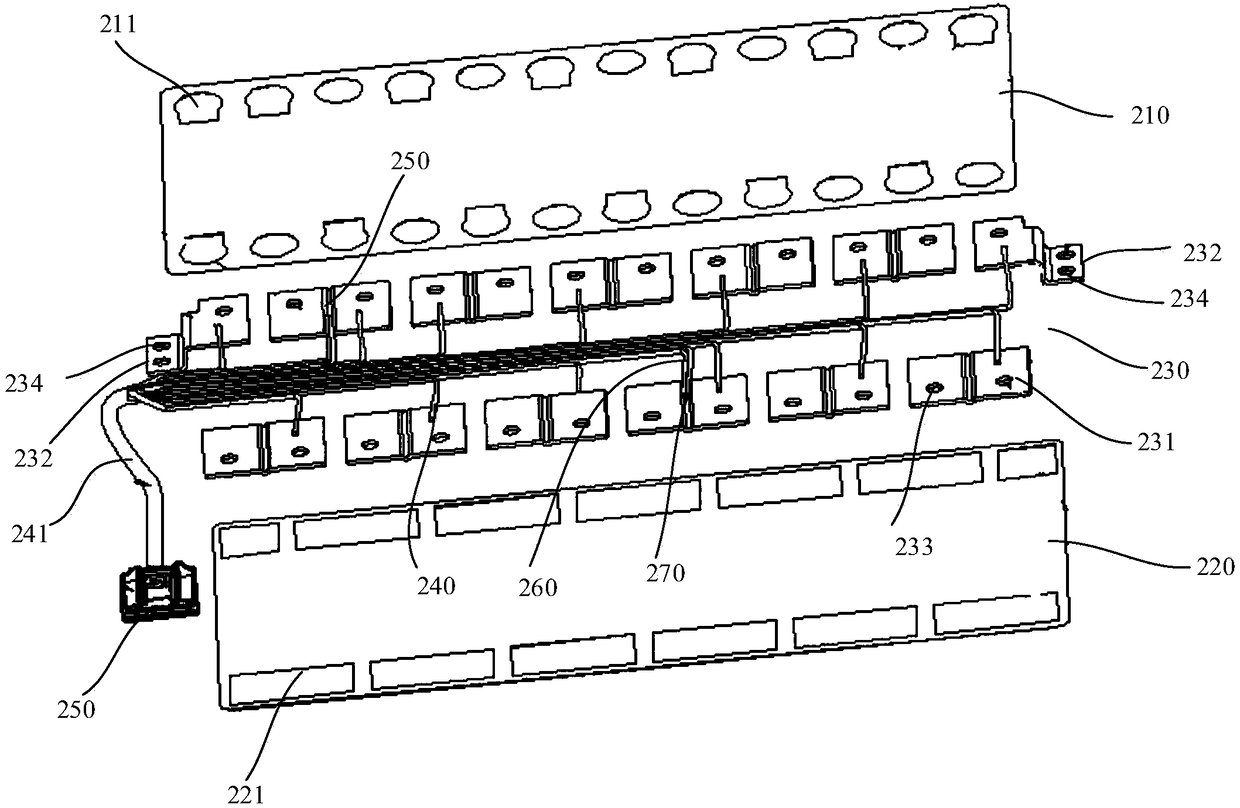 Wire harness isolation compound sheet, battery module and battery management system