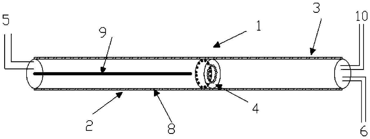 Method and device for hydrogen chloride photocatalytic oxidation