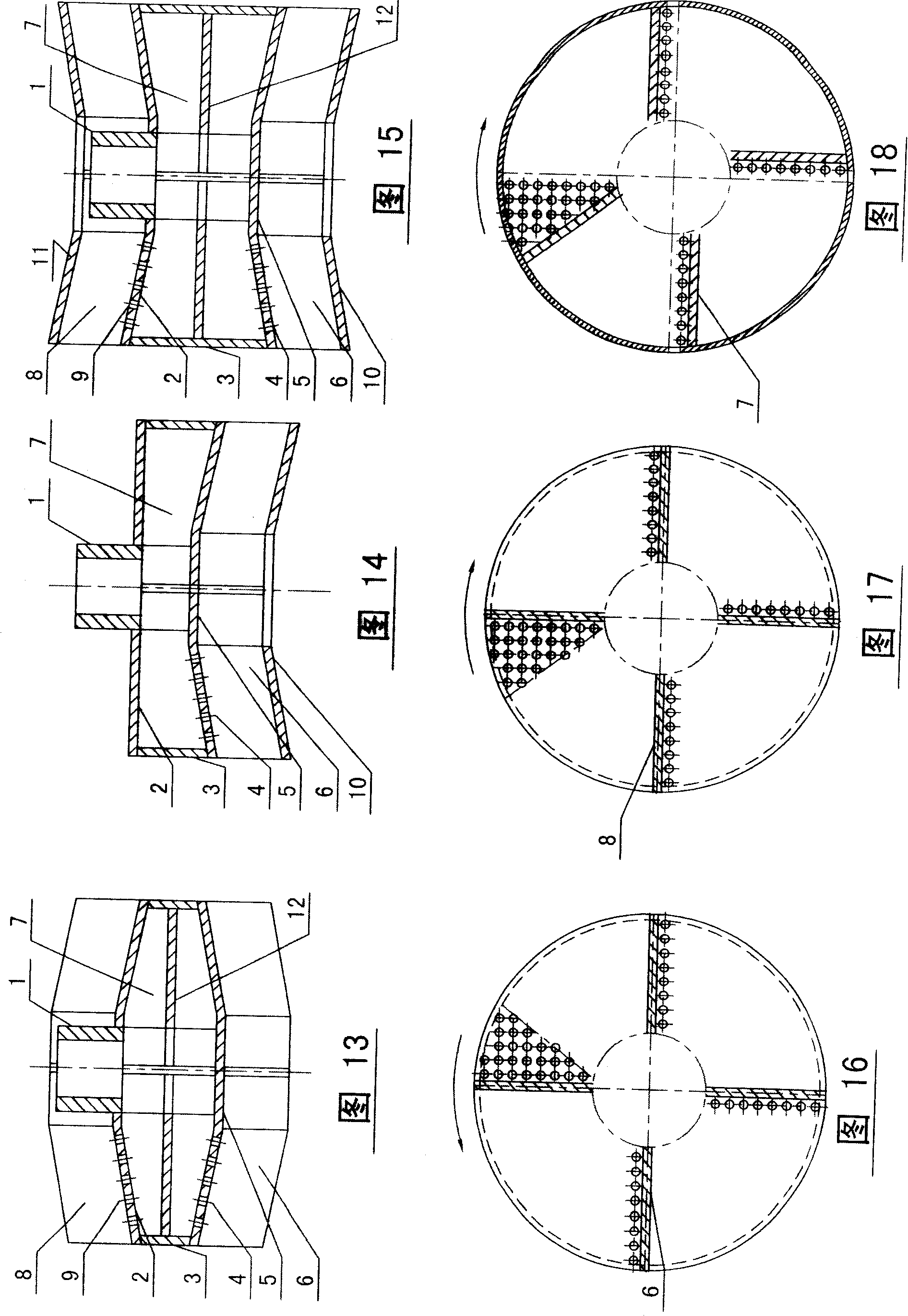 Self-suction gas-liquid mixing impeller