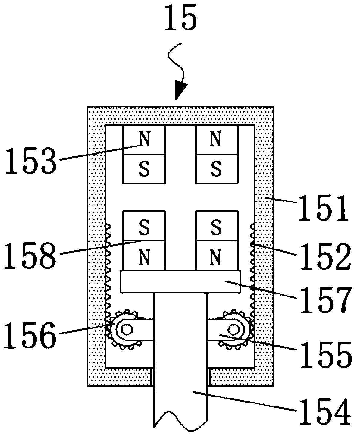 Surface gluing device for plate machining