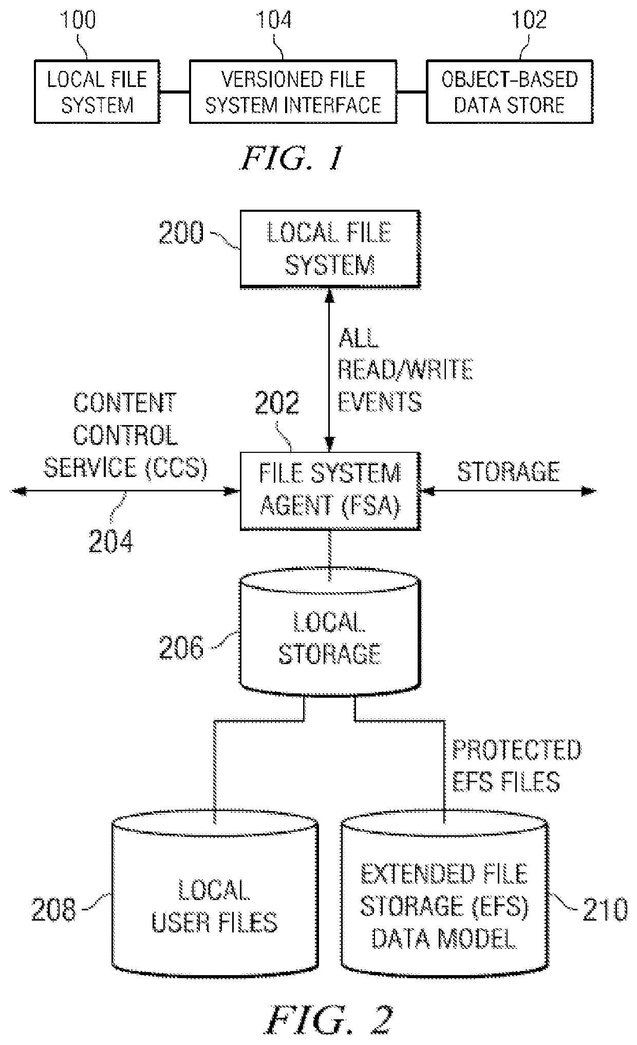 Cloud-native global file system with direct-to-cloud migration