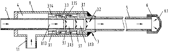 A two-fluid spray gun