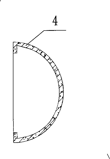 Construction method for concrete macrotype xenotype shell construction body