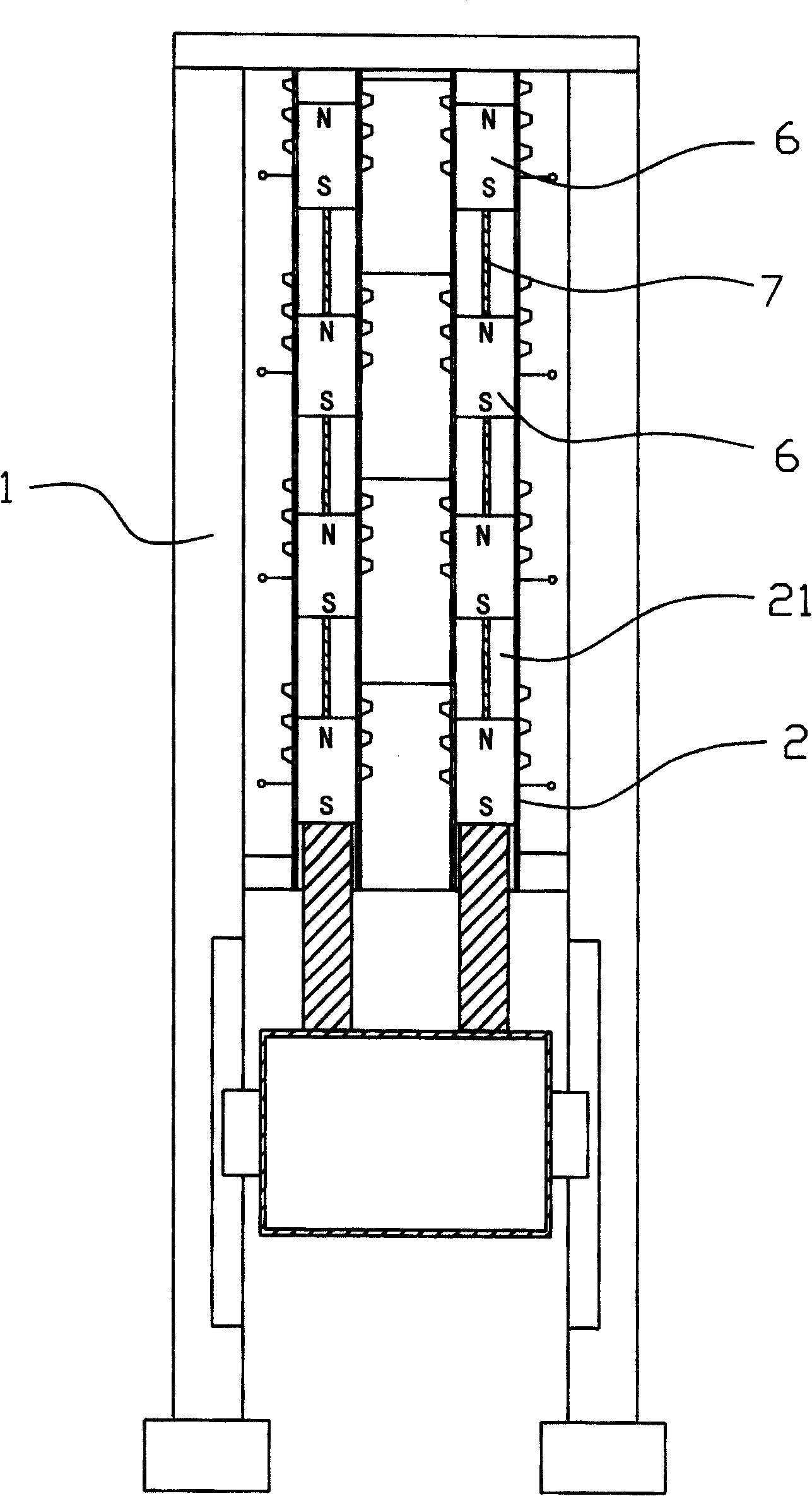 Equipment of wave power generation