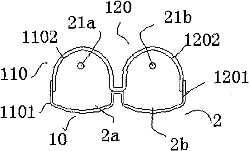 Parallel flow evaporator and flow clapboard thereof