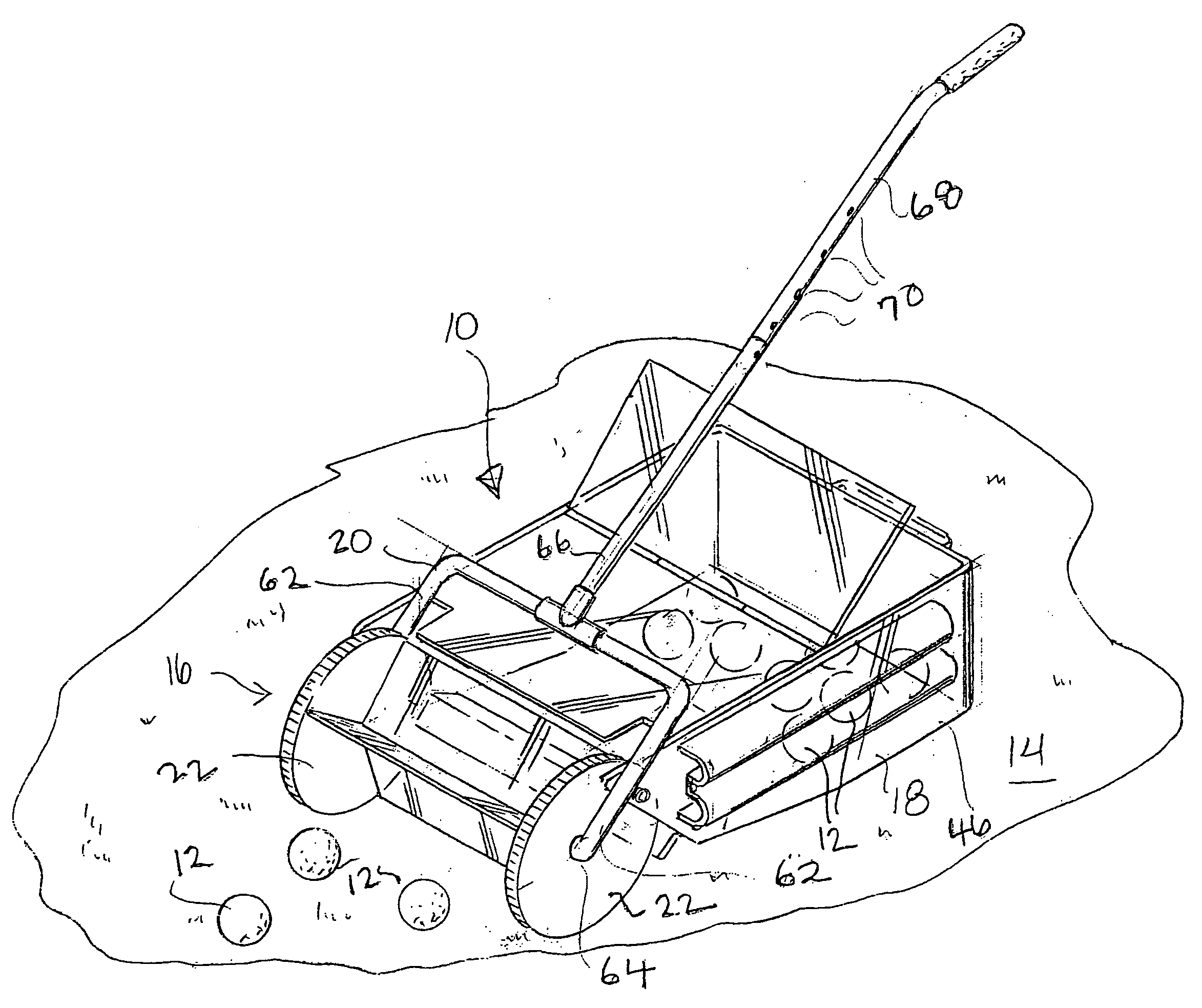 Tennis ball collection, dispensing, and transport apparatus