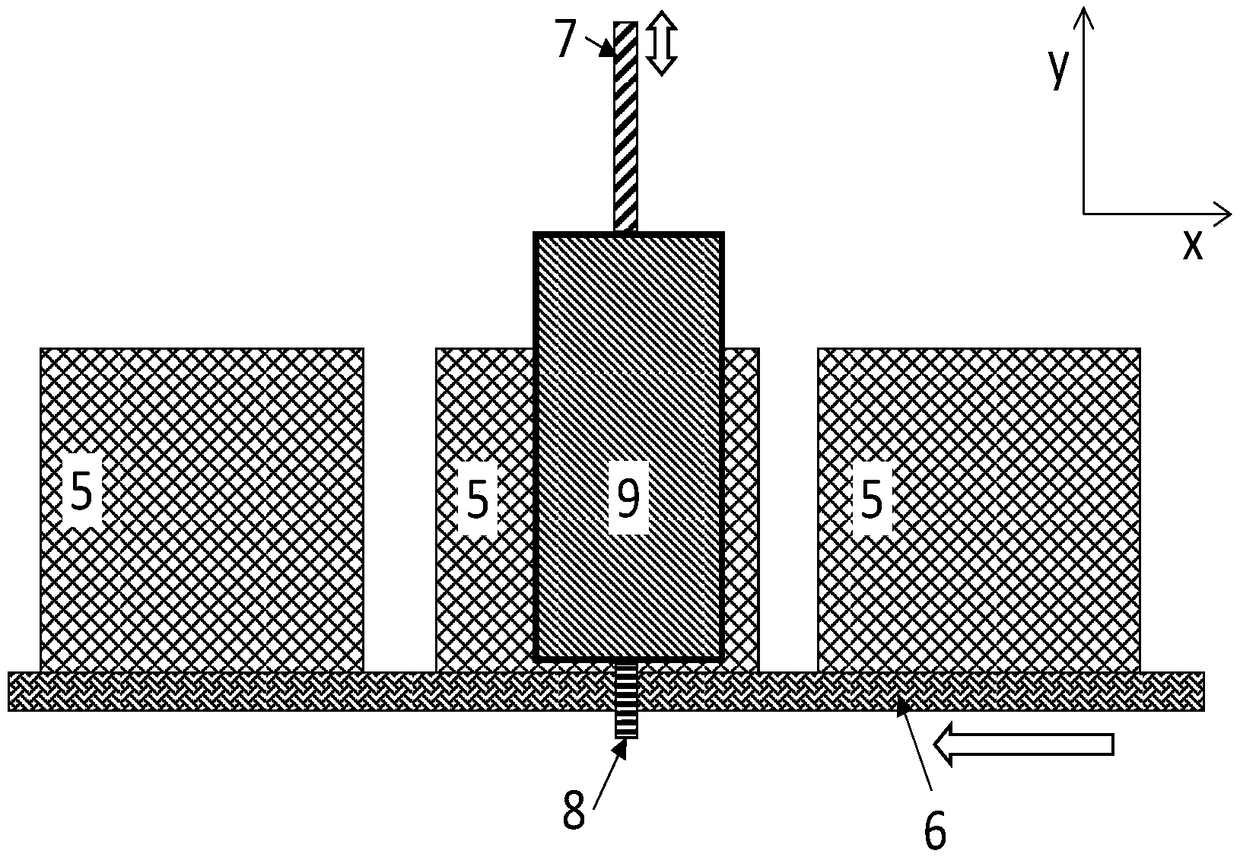 Ultrasonic scanning device, application thereof and method