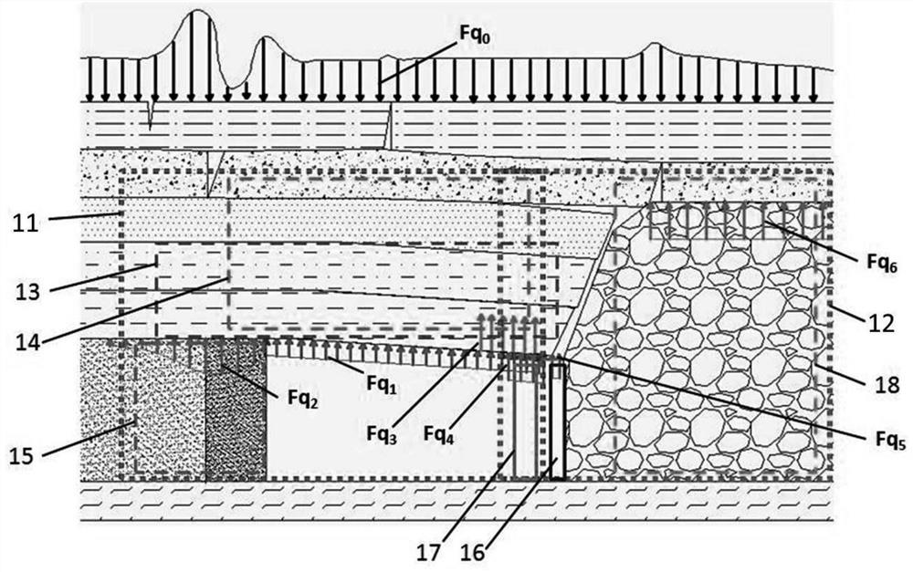 Roof-cutting and roadway-retaining cooperative anchor protection structure and construction method thereof