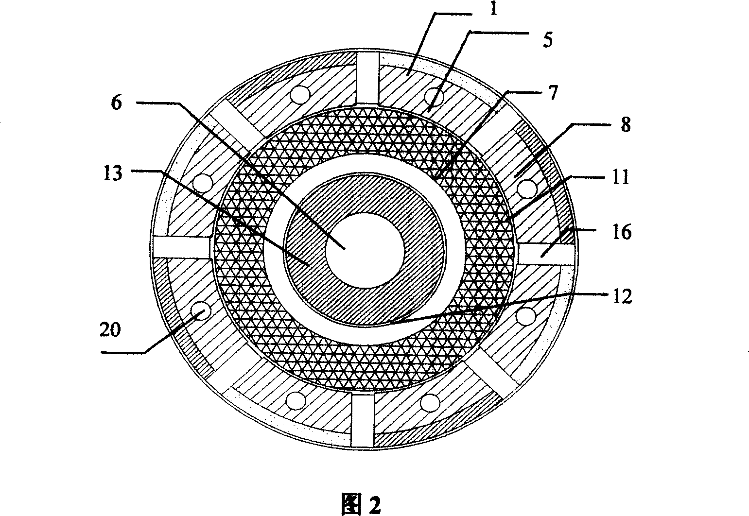 Non symmetrical interleaving mixed exciting synchronization motor