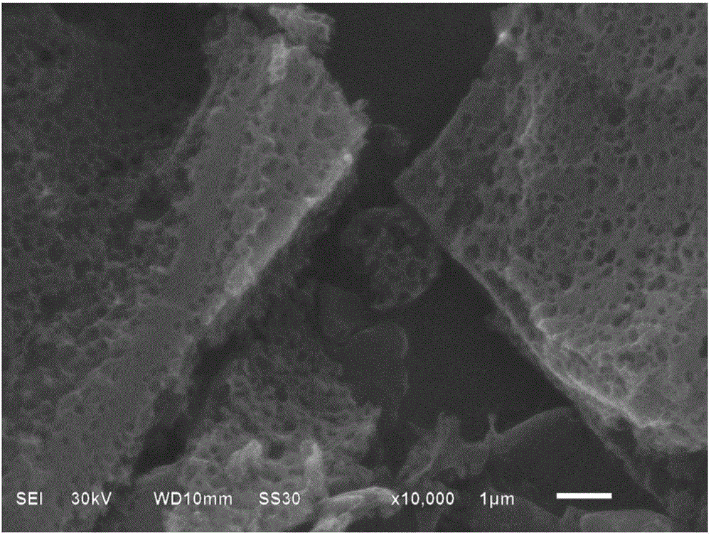 Preparation method and application of porous active carbon material with radix puerariae-based interconnected hierarchical aperture structure