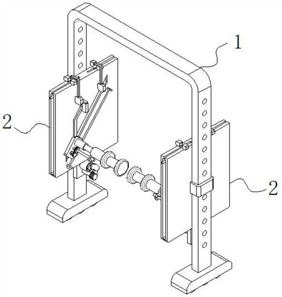 Concealed cleaning structure for obstetrical nursing and using method thereof