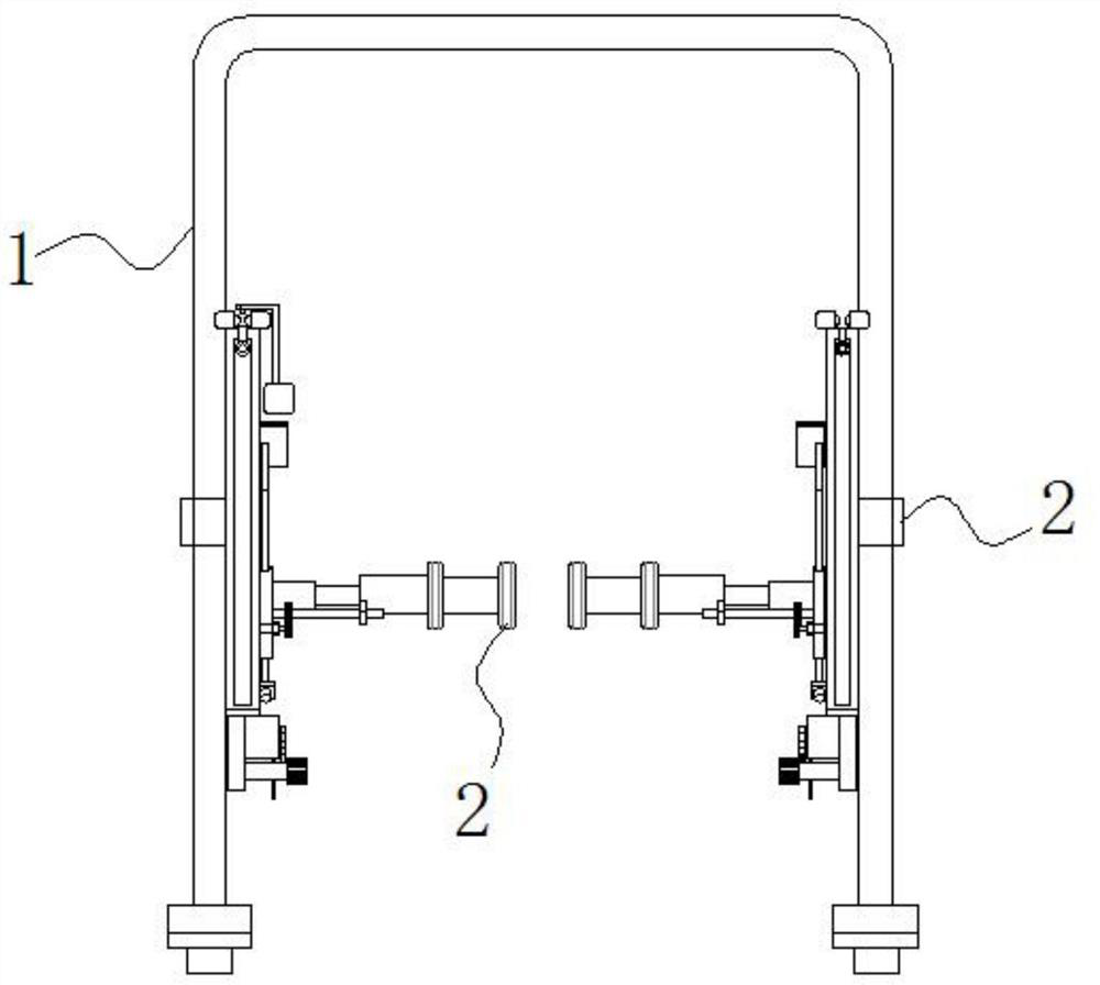 Concealed cleaning structure for obstetrical nursing and using method thereof