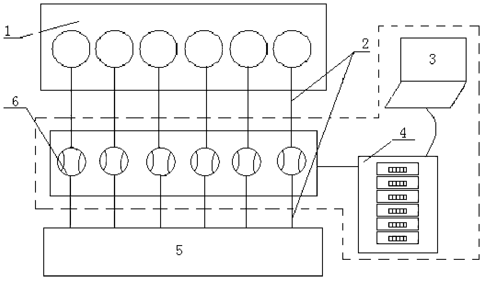 Oil injector fault checking method and device