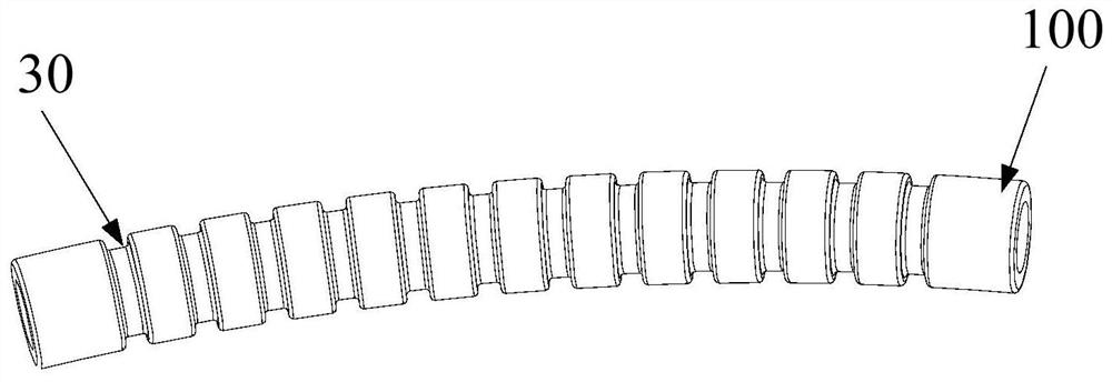 Glaucoma drainage device and drainage implant thereof