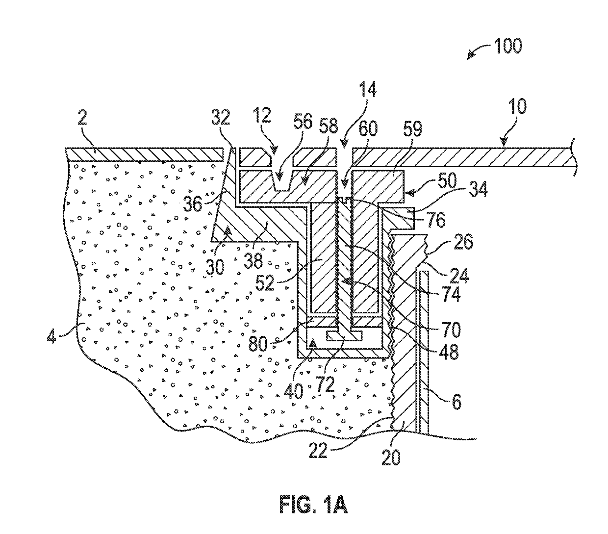 Drain and drain leveling mechanism