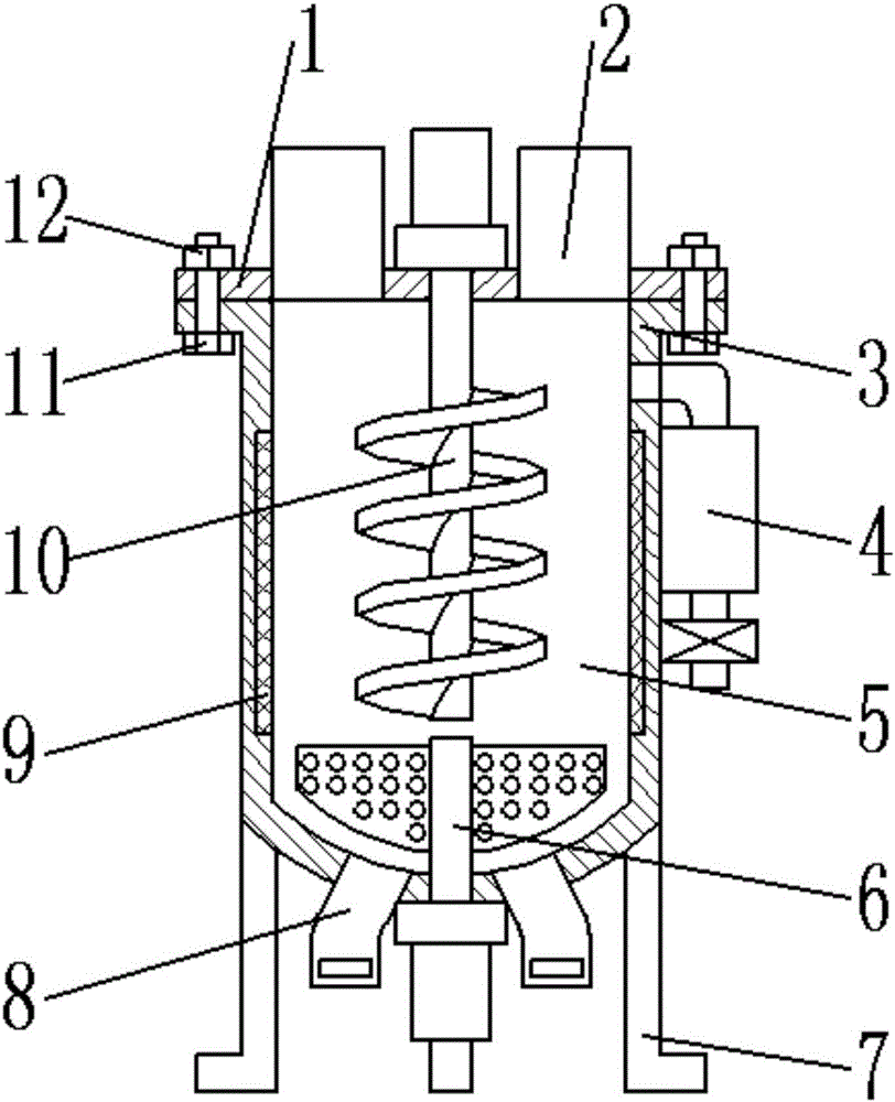 Powdery material drying equipment with dehumidifying device