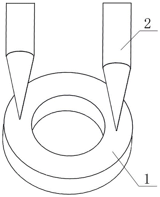 Method for manufacturing high insulation resistor FeSiCr metal soft-magnetic material