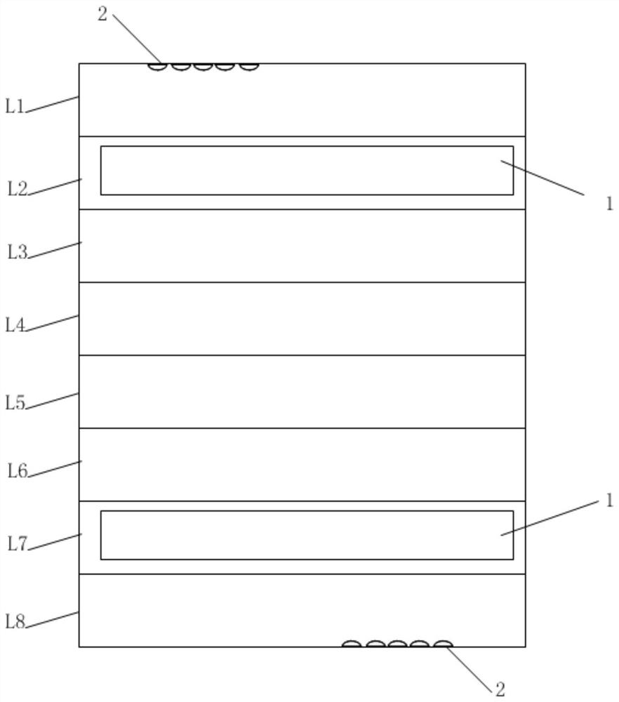 A pcb buffer design method and pcb board for preventing bga tin cracking