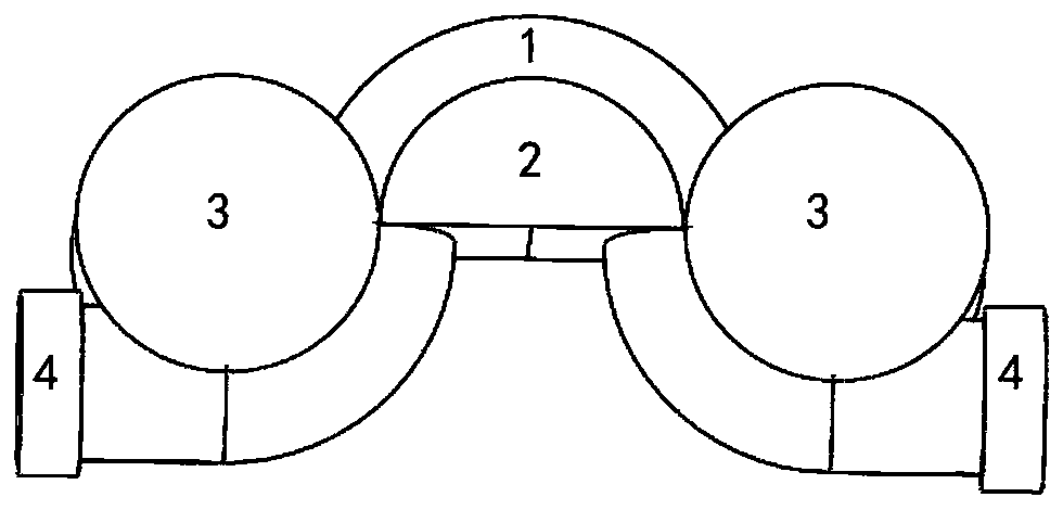 A thin-walled metal tube stretch bending method