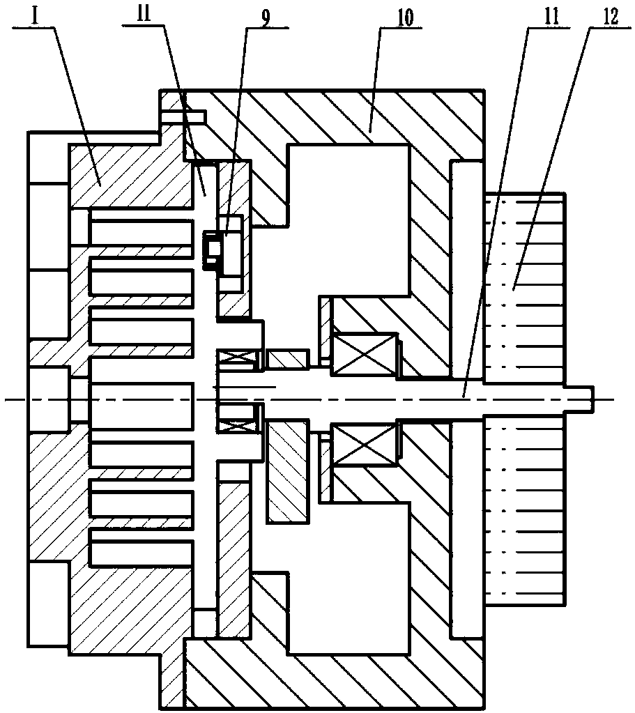 All-engaged variable wall thickness vortex vacuum pump