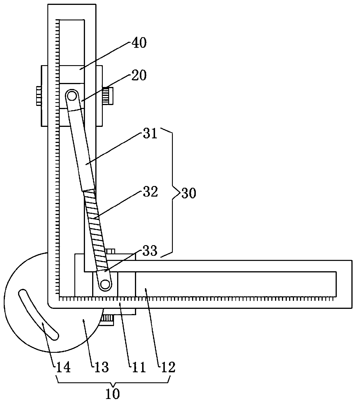 Constructional engineering basement pipeline laying casing pipe groove arrangement digging device