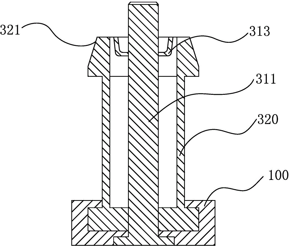 Pin pressing device for commutator