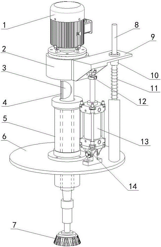 Automatic burr removing device