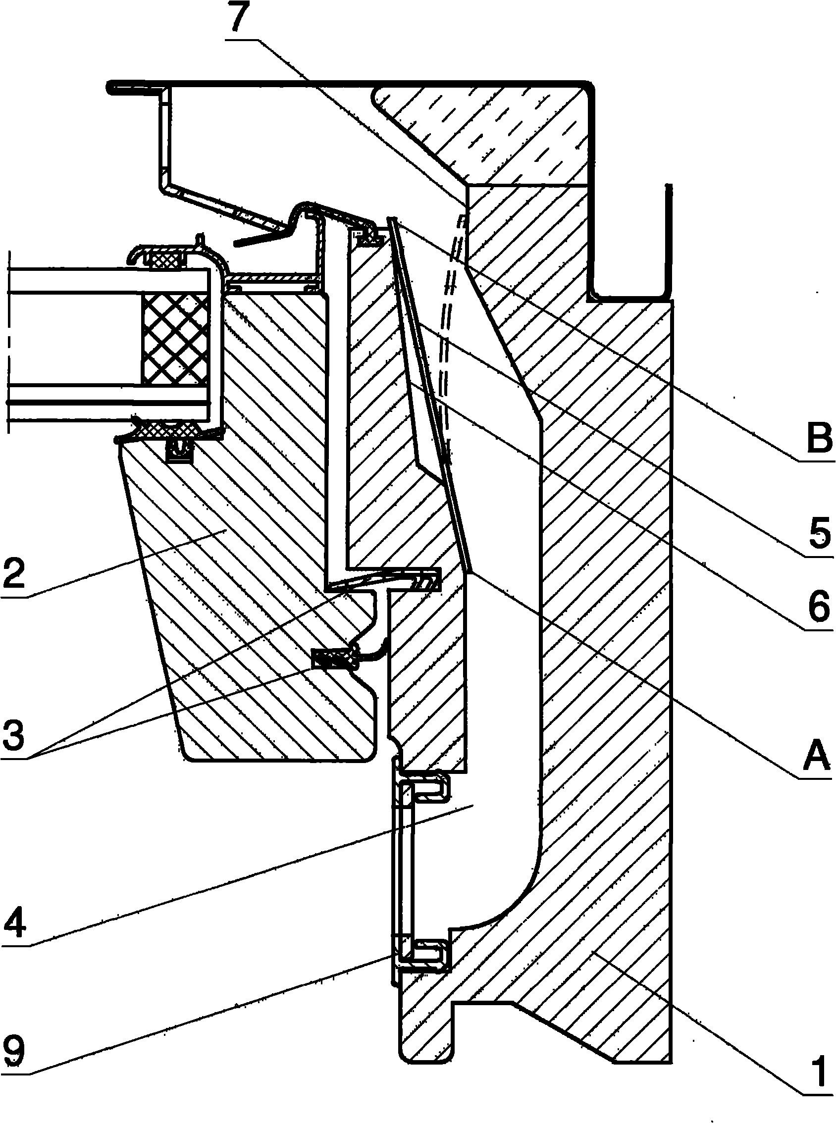 Roof window with air supply channel