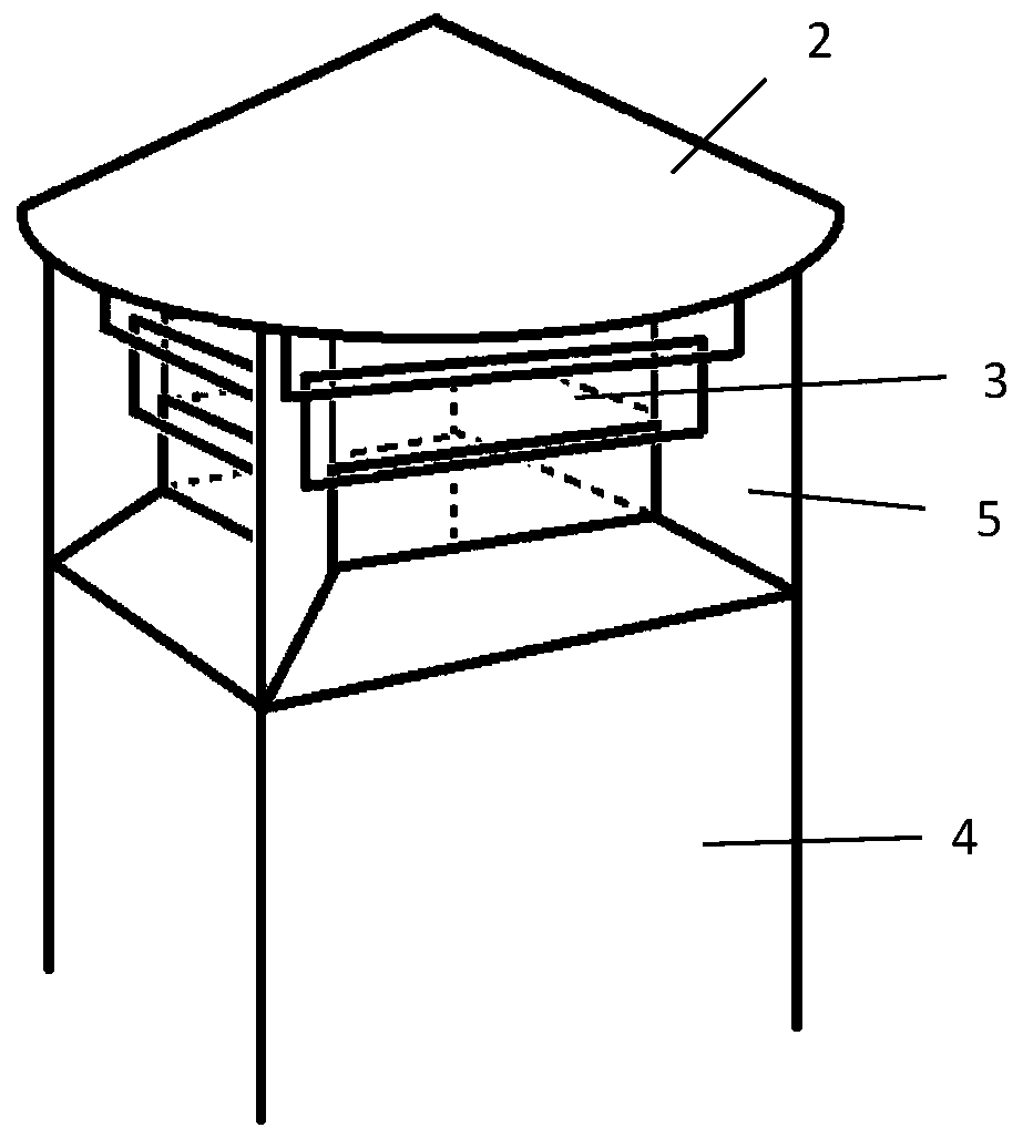 Rain and pest automatic separation device for automatic crop pest detection and forecasting system