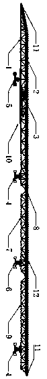 Crawler type self-balancing transfer bridge