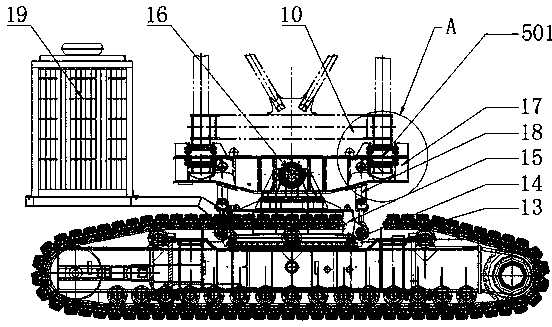 Crawler type self-balancing transfer bridge