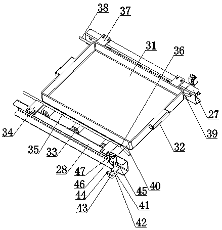 A reversing feeding device for polypropylene plastic particles