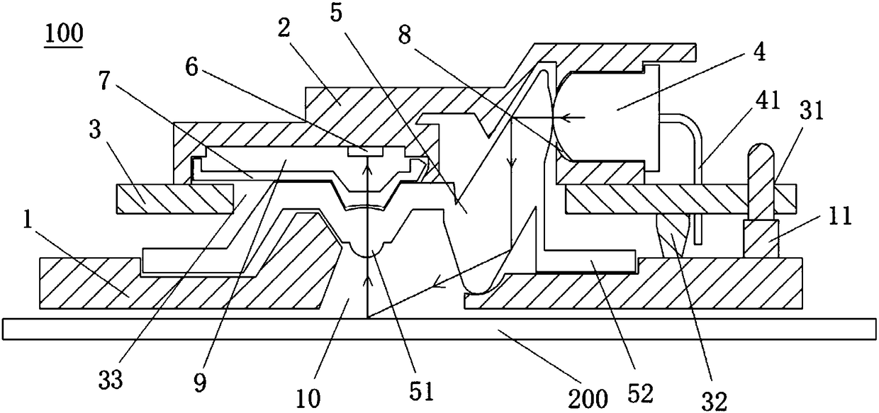 Sliding detection device and detection method thereof