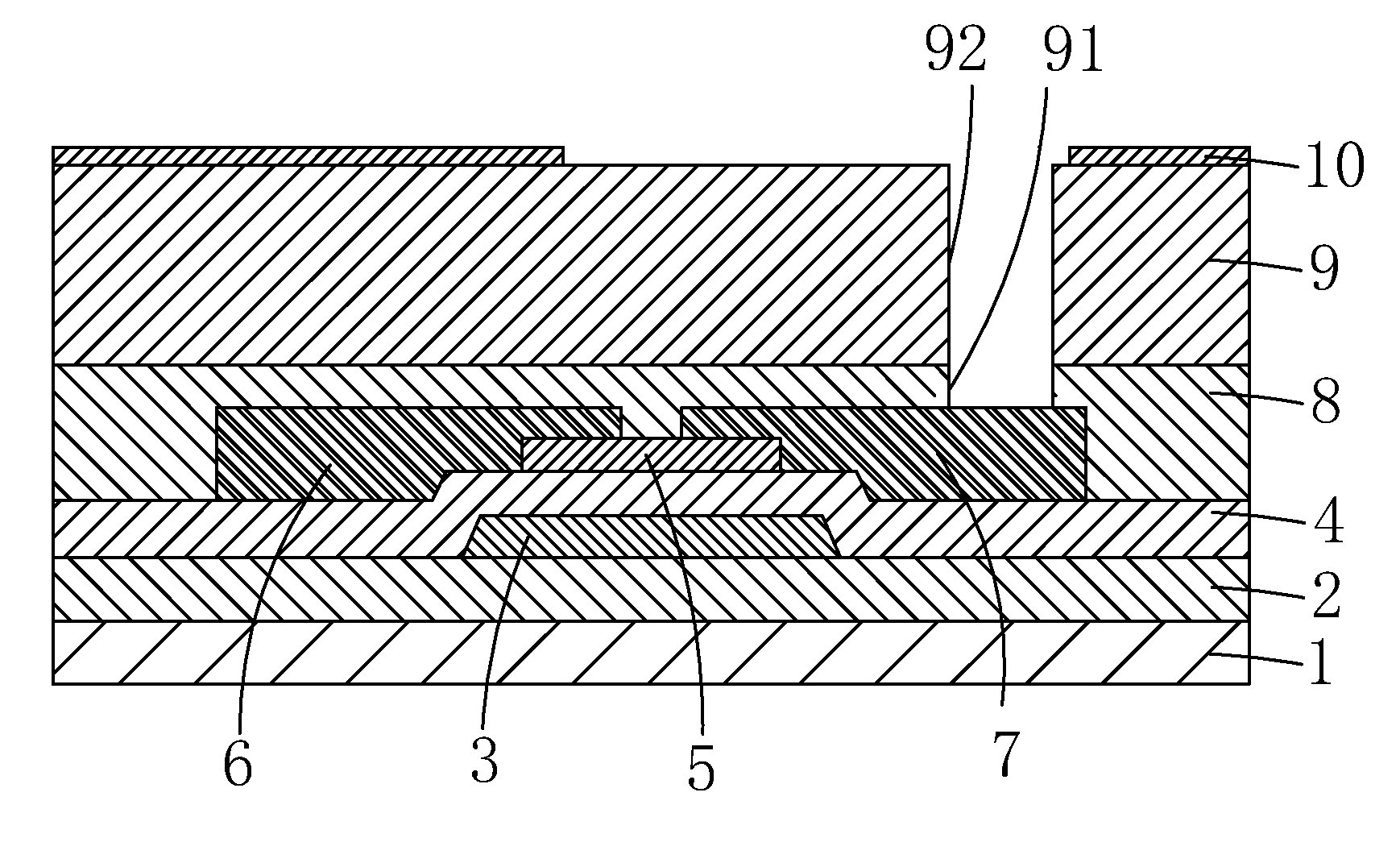 Manufacturing method of TFT substrate structure