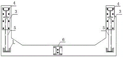 Arch slab permanent connection fixture and method