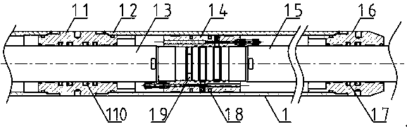 Liquid-controlled liquid flooding coiled tubing drilling tractor