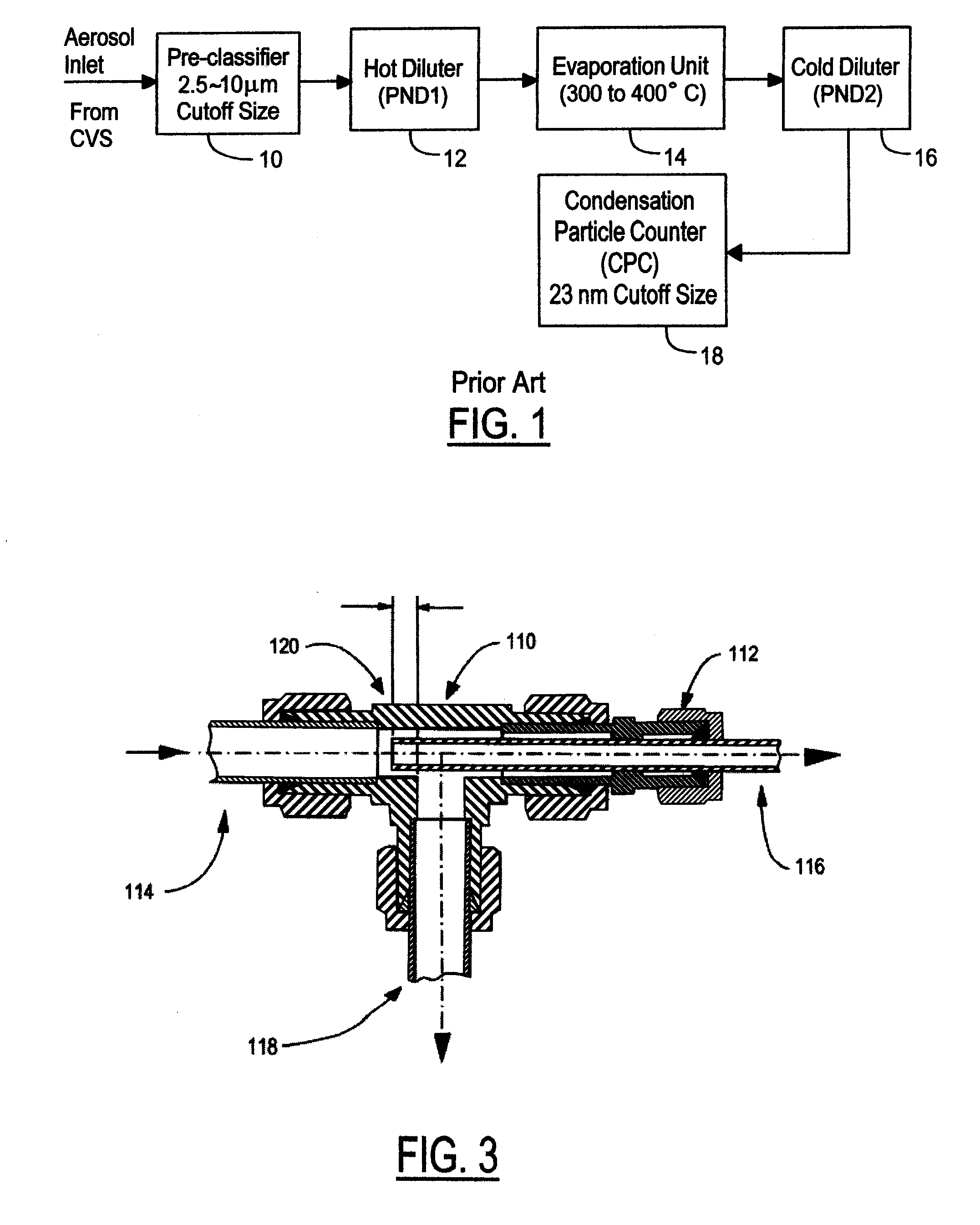 Solid particle counting system with valve to allow reduction of pressure pulse at particle counter when vacuum pump is started