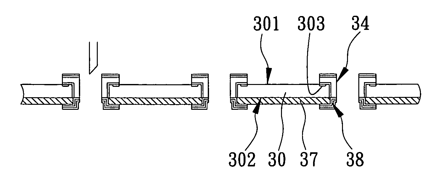 Stackable semiconductor device and fabrication method thereof