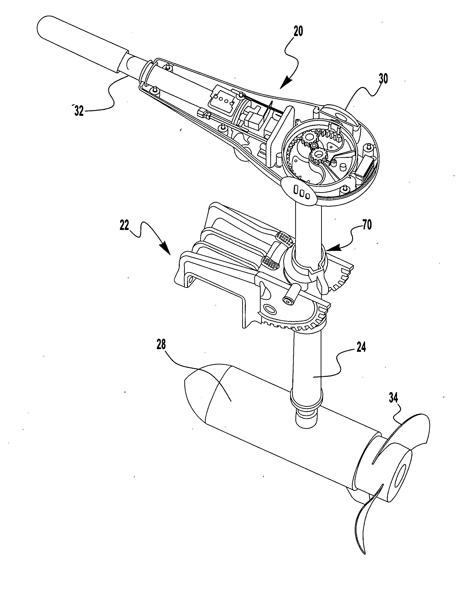 Trolling motor assembly