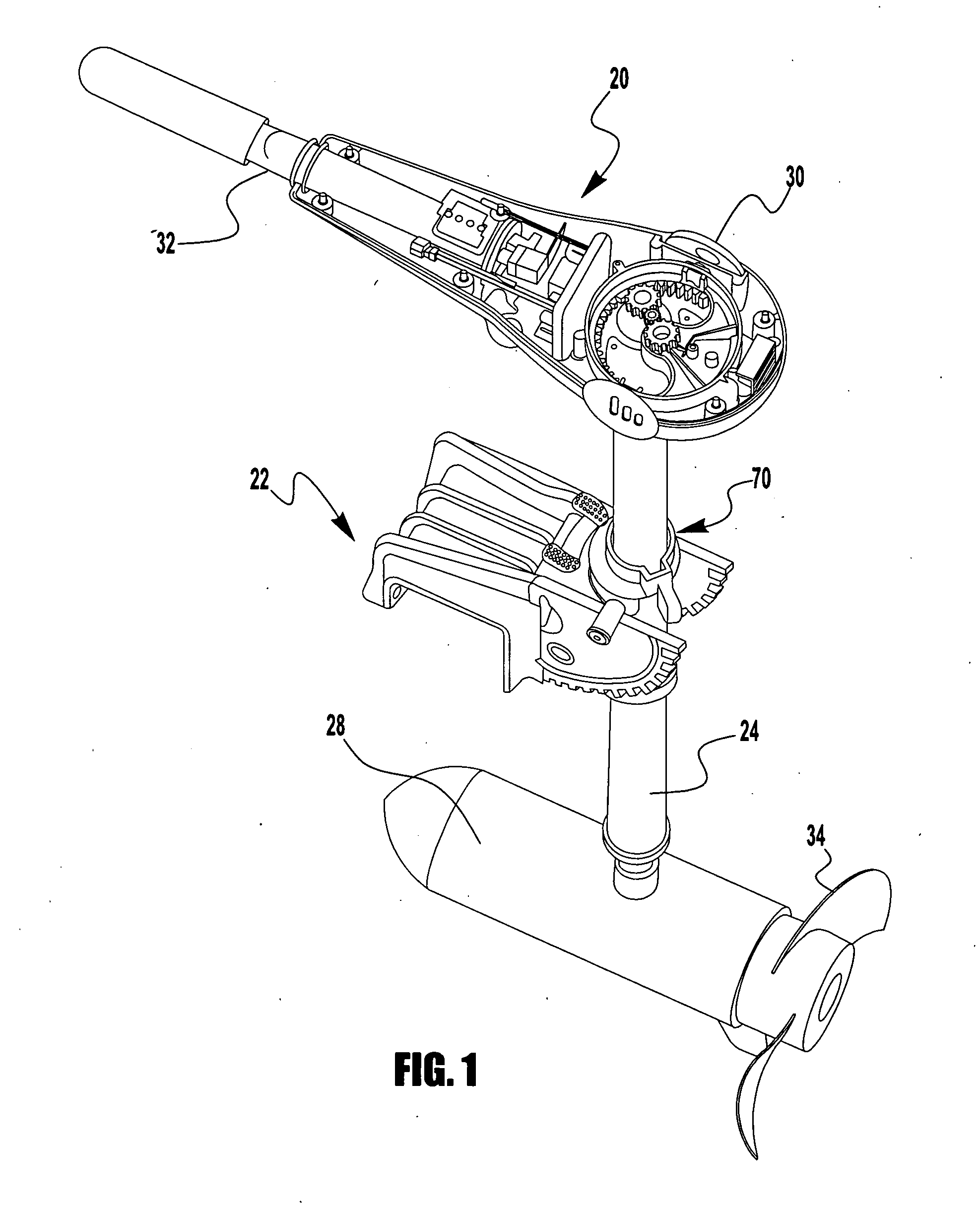 Trolling motor assembly