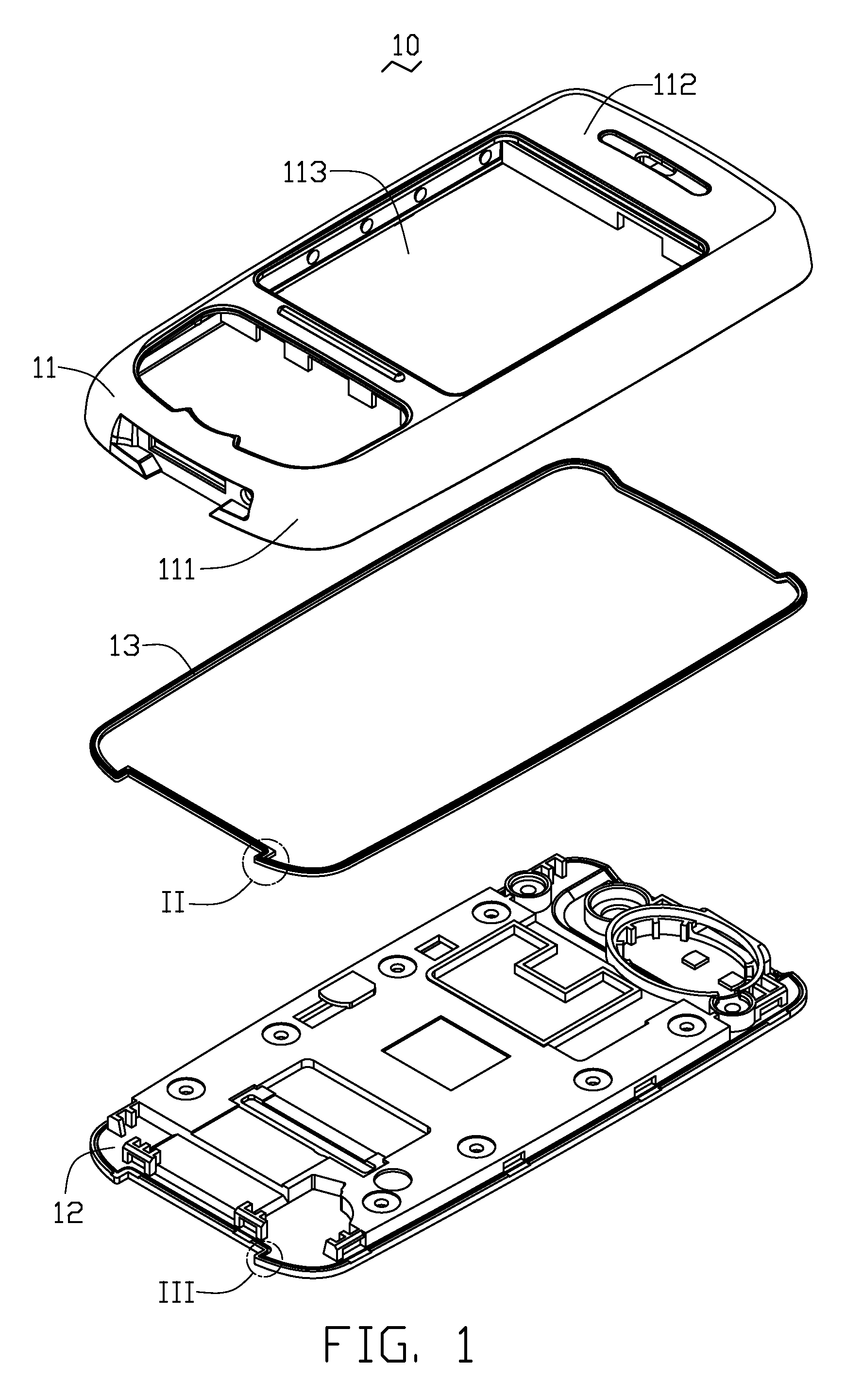 Housing of portable electronic devices