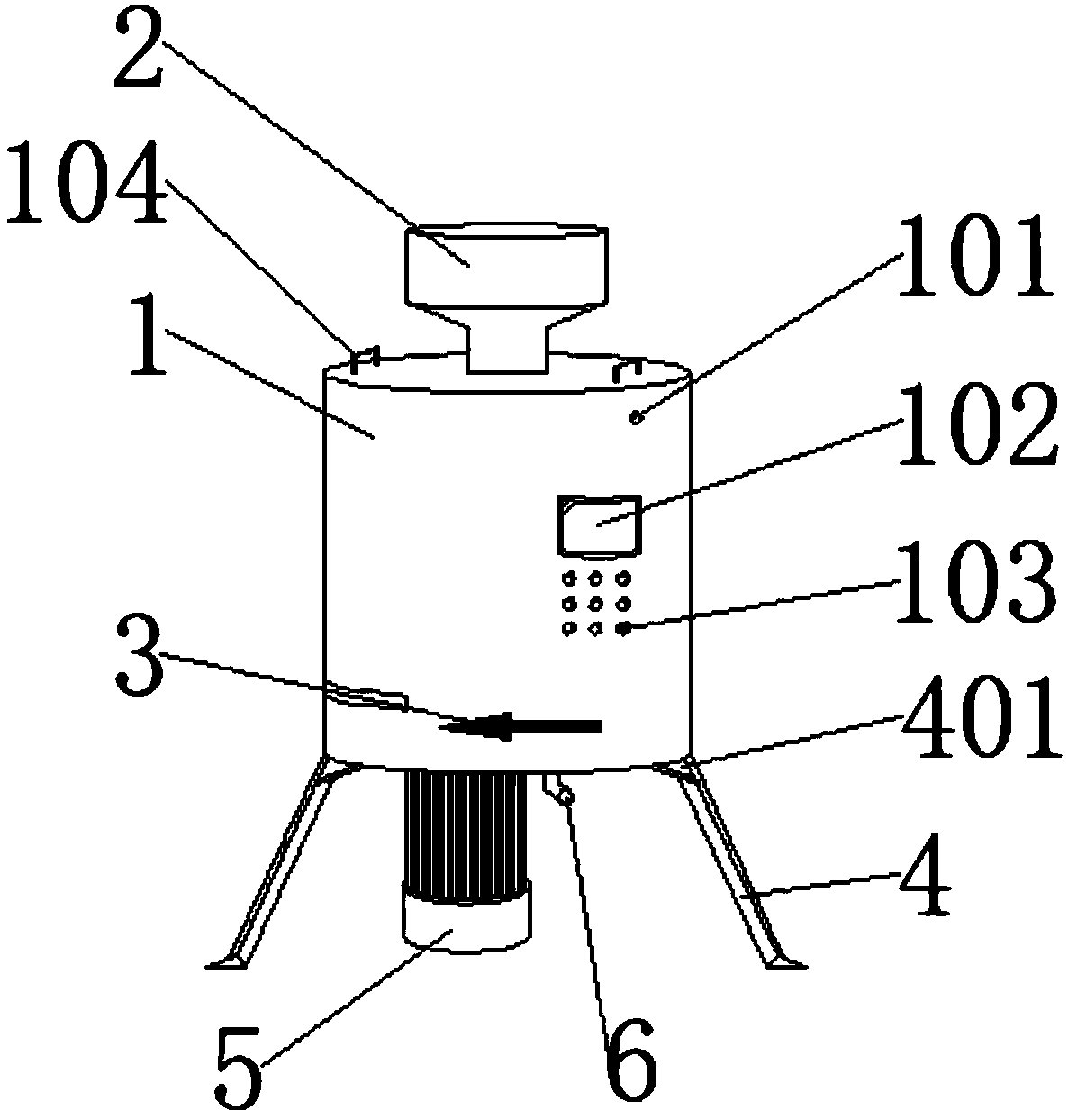 Grain and oil processing separating device